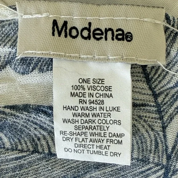 Modena Floral Swim Coverup Boho Kimono Open Front Tropical Beach Pool Vacay OS - Picture 3 of 3